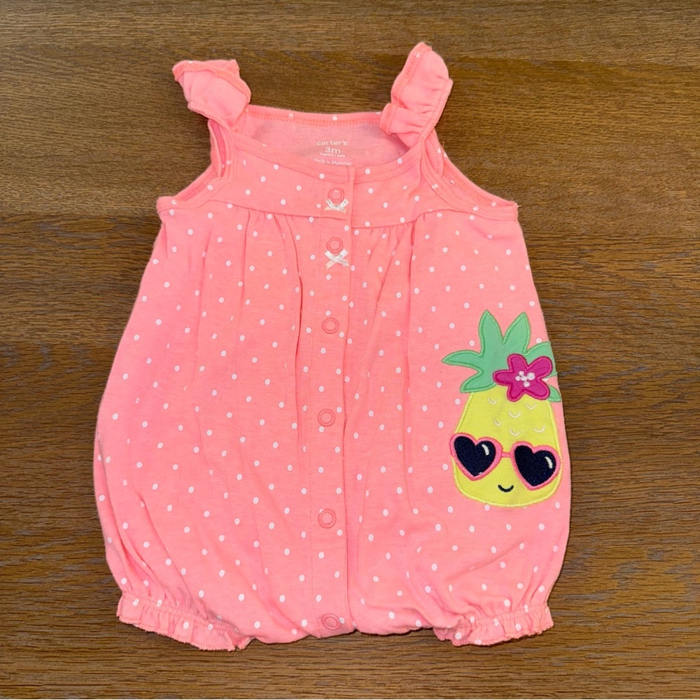 Carter's Baby Girls Pineapple Romper.